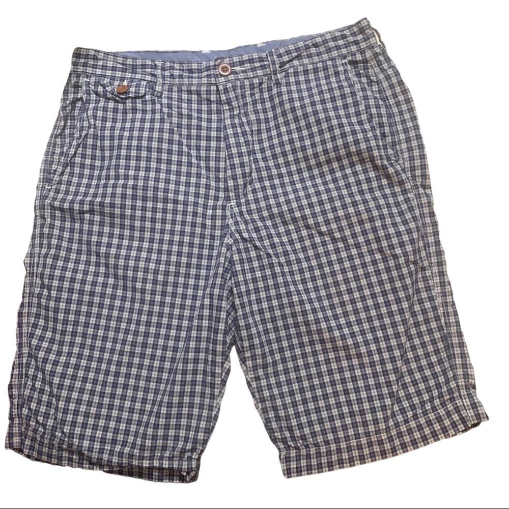 J Crew Plaid Men’s Cotton Shorts 32W